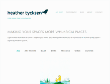 Tablet Screenshot of heathertycksen.com